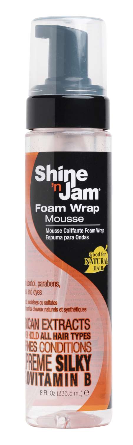AMPRO SHINE N JAM FOAM WRAP MOUSSE