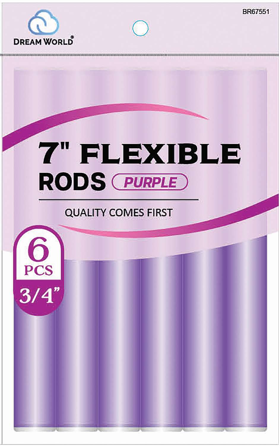 DREAM ROD FLEX 7 PURPLE 6CT