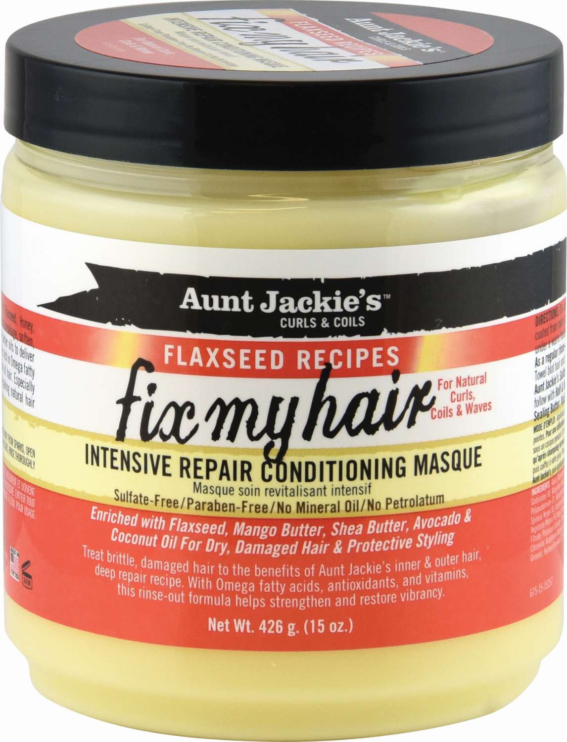 AUNT J FLAX FIX MY HAIR MASQUE