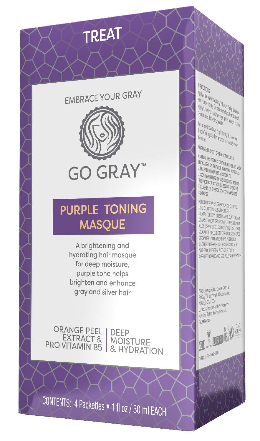 GO GRAY PURPLE TONING MASQUE