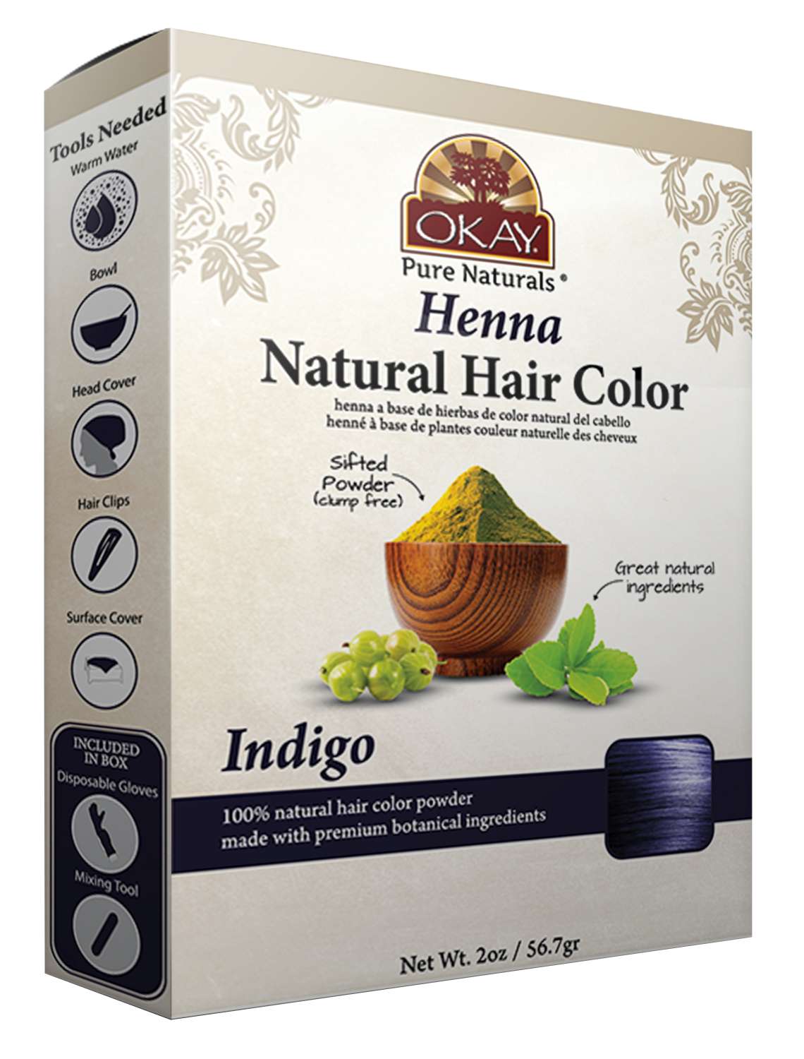 OKAY HENNA H/COLOR INDIGO