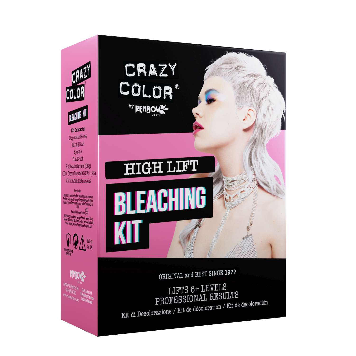 CRAZY COLOR HI LIFT BLEACH KIT