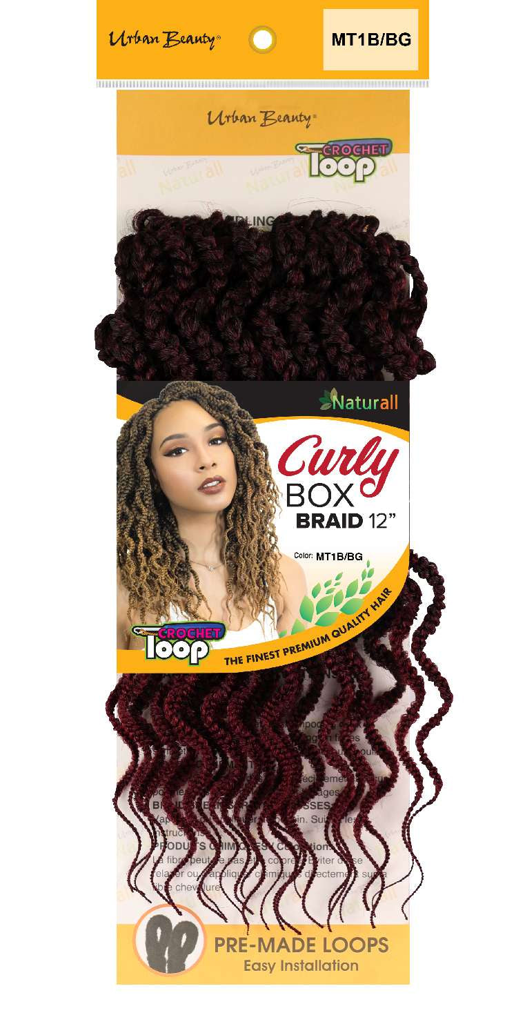 SYN BOX BRAID CURL 12-MT1B/BG